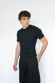 Ribbed fitted T-shirt