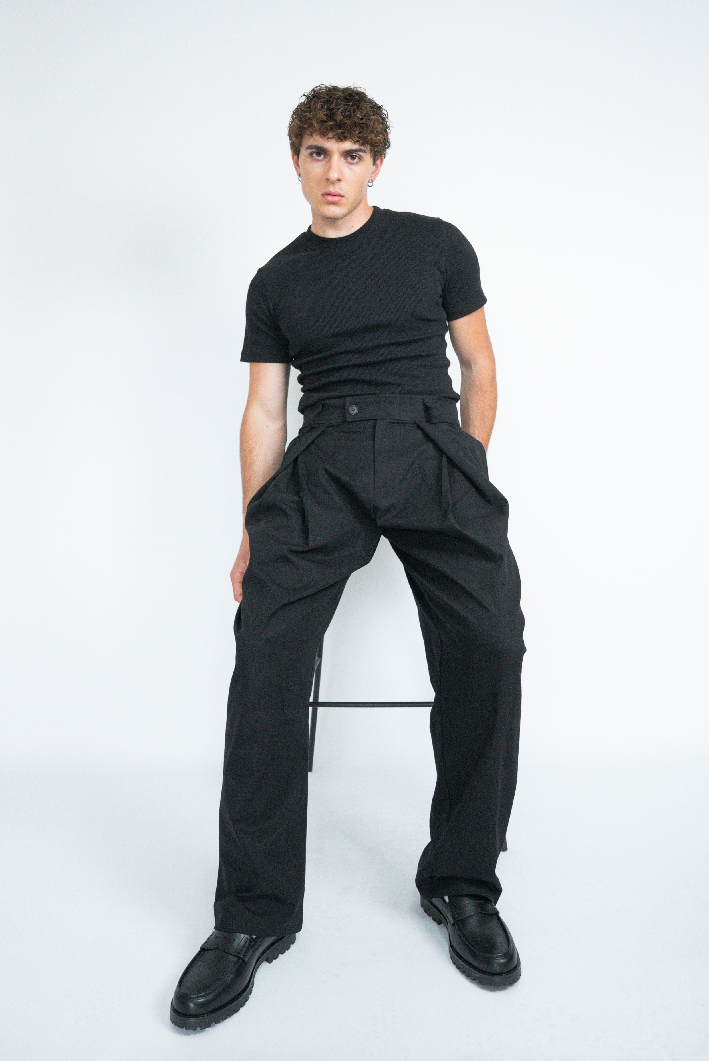Pleated Tailored Trousers