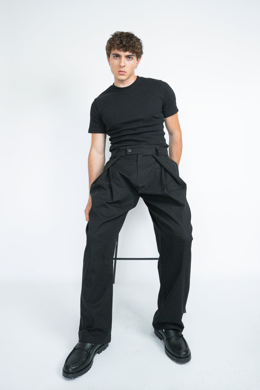 Pleated Tailored Trousers