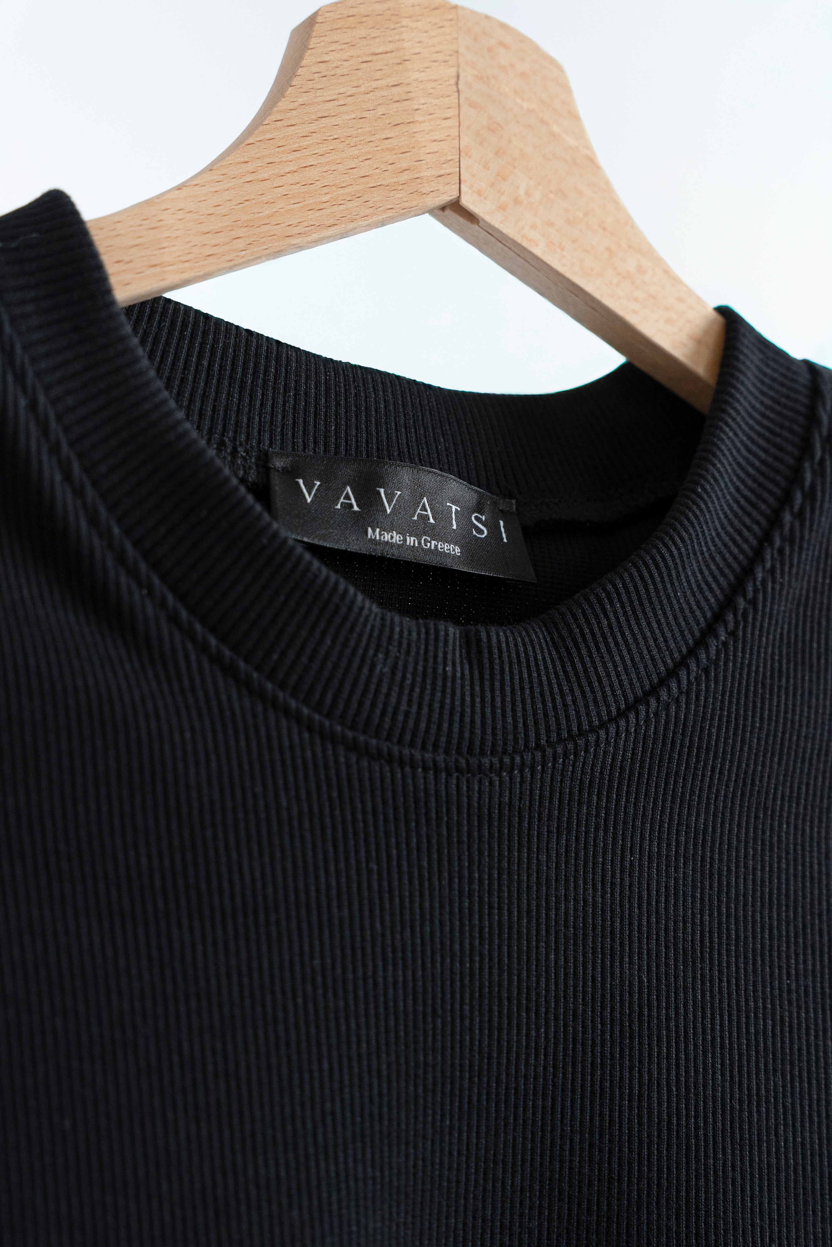 Ribbed fitted T-shirt